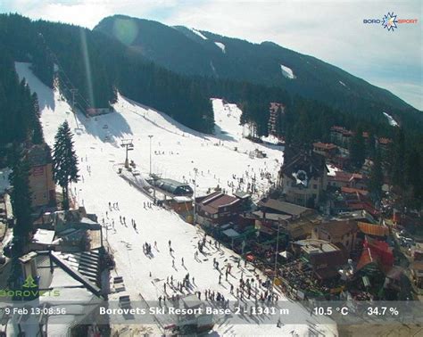 Borovets Webcam – check out the latest action in Borovets ski。